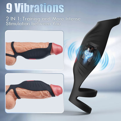 9 Vibrating Efficient Cock Ring