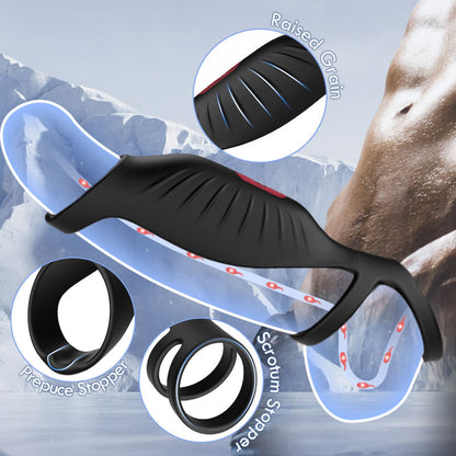 9 Vibrating Efficient Cock Ring