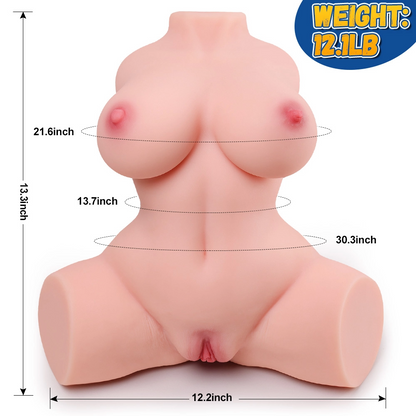 12.1 LB Lifelike Sex Dolls Torso Male Masturbator