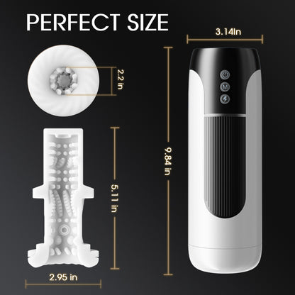 Wearable 7 Thrusting & Vibrating Heating Vocable Masturbator