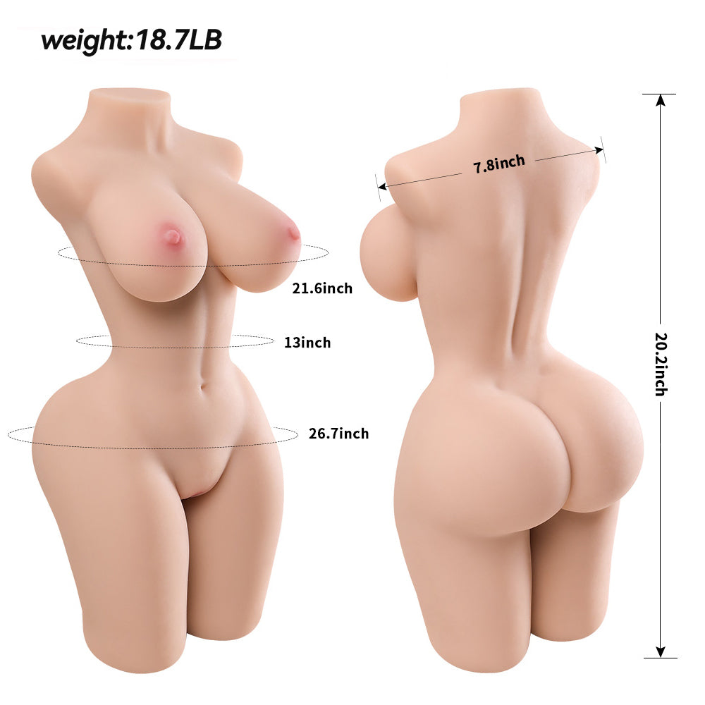 18.5LB Lifelike Female Torso Doll - Lynn